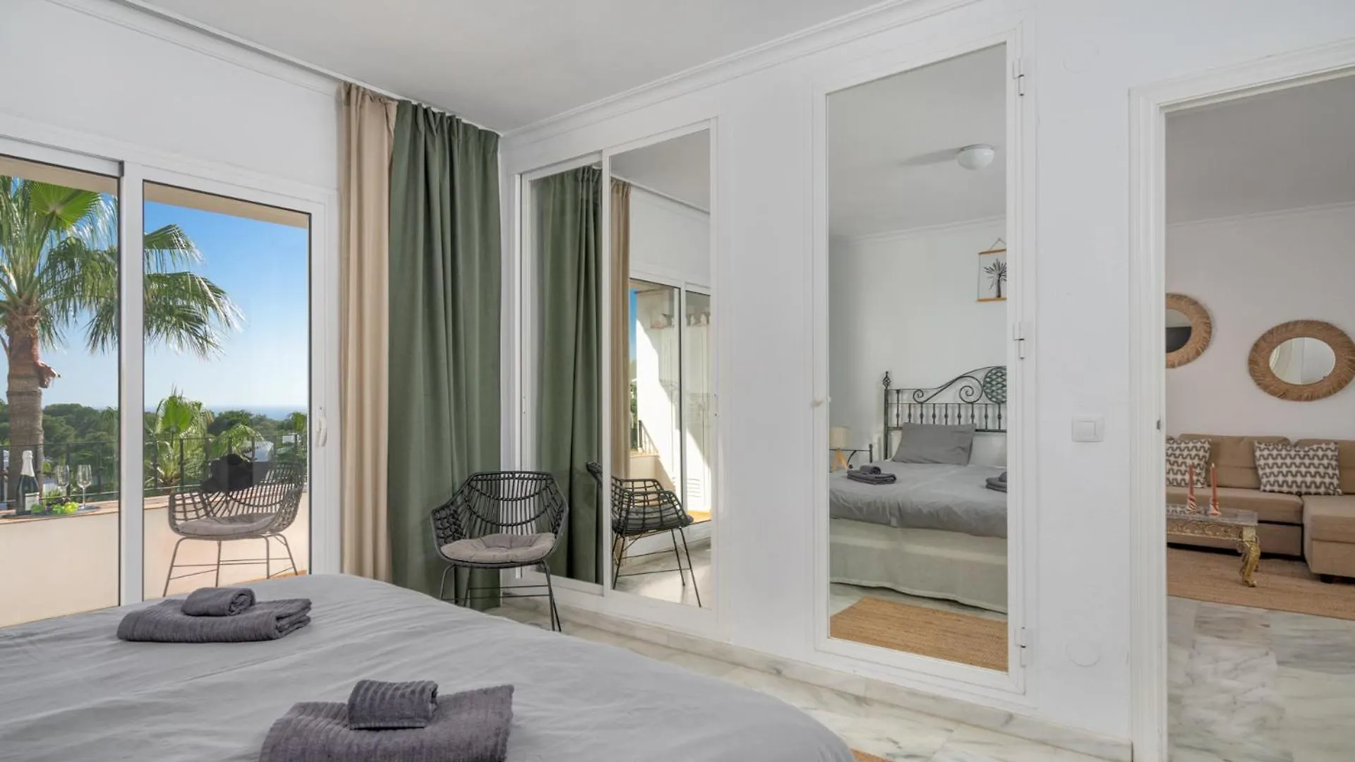 Two Bedroom, Two Bathroom, Balcony, Pool Area, View Malaga Apartment